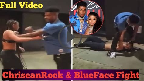 blueface and chrisean fighting|Blueface And Chrisean Rock Fighting Footage